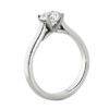 Araz 4 claw solitaire diamond engagement ring