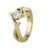 Anuja round cut solitaire diamond engagement ring