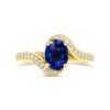 Celyon sapphire & yellow gold engagement ring